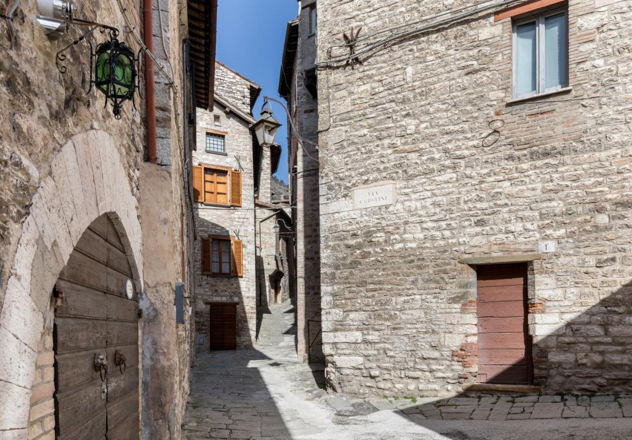 Apartmán Dimora Casina Dell'Abbondanza Gubbio Exteriér fotografie